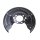 Splash plate rear brake disc METZGER for OPEL ASTRA G