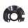 Brake disc splash guard front left METZGER for GETZ (TB)