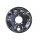 Brake carrier plate front drum brake METZGER for VW KARMANN GHIA