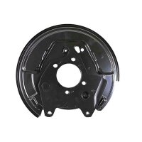 Brake backing plate left METZGER for TOYOTA YARIS (_P1_)