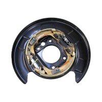 Brake backing plate right METZGER for SSANGYONG KORANDO (CK)