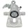 Rear left brake calliper METZGER for OPEL ASTRA H