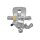 Rear right brake calliper METZGER for OPEL ASTRA H