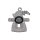 Rear right brake calliper METZGER for OPEL ASTRA G