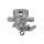Rear right brake calliper METZGER for OPEL ASTRA G