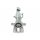 Rear right brake calliper METZGER for NISSAN ALMERA II