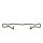 Rear left brake calliper METZGER for OPEL VECTRA C