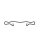 Rear right brake calliper METZGER for OPEL VECTRA C