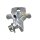 Rear right brake calliper METZGER for NISSAN PRIMERA (P11)