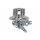 Rear left brake calliper METZGER for VW CADDY III