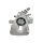 Rear left brake calliper METZGER for VW CADDY III