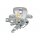 Rear right brake calliper METZGER for VW CADDY III