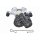 Rear right brake calliper METZGER for VW GOLF VII