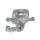 Brake Caliper rear right with locking METZGER for e.g. OPEL ASTRA