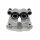 Brake caliper front left METZGER for VOLVO XC60 I