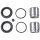 Repair kit brake caliper METZGER for PAJERO IV