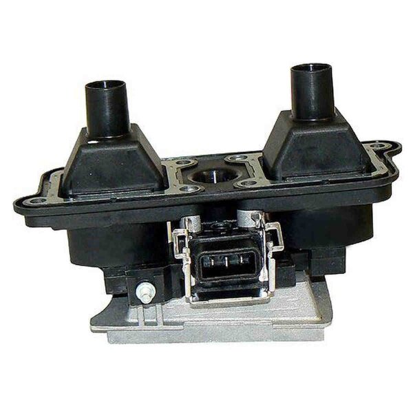 Ignition coil Dual ignition coil, with output stage, with heat sink METZGER for AUDI A4 B5