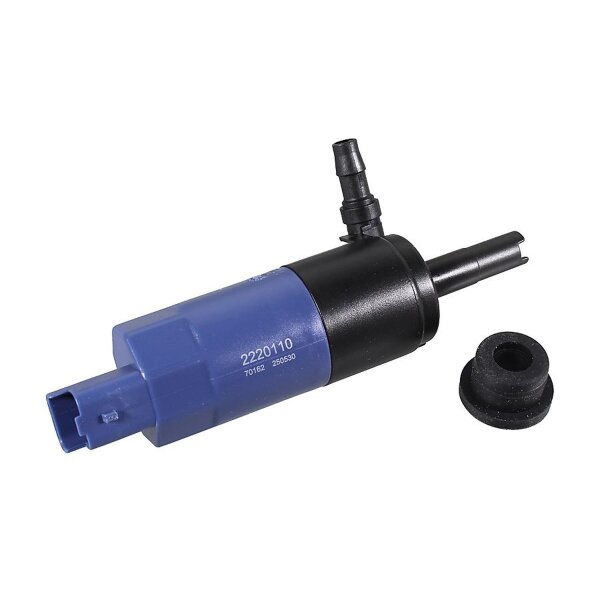 Front washer pump 12 V 2-pole METZGER for RENAULT LAGUNA and others