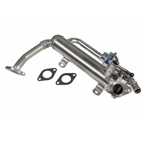 Exhaust Gas Recirculation Cooler with Seal METZGER suitable for e.g. VW GOLF