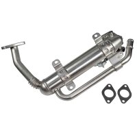 Exhaust Gas Recirculation Cooler with Seal METZGER suitable for e.g. VW GOLF