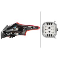 Rear Light left 12 V W16W LED HELLA Lighting Expertise suitable for FORD FOCUS