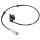 Wheel speed sensor 770mm METZGER for CITROËN C4 I