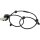 Rear wheel speed sensor 895mm METZGER for MAZDA 2 (DE_)
