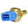 Coolant Temperature Sensor 2-pin blue METZGER for e.g. FORD TRANSIT