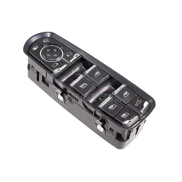 Schalter Fensterheber 15-polig chrom schwarz METZGER für u.a. PORSCHE PANAMERA