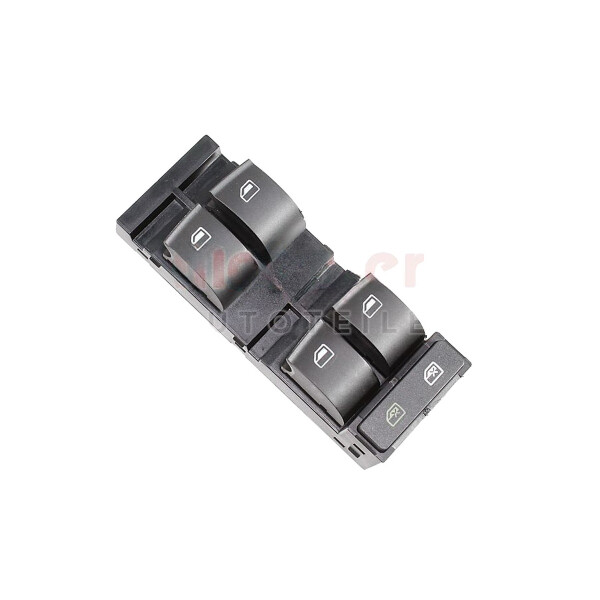 Power Window Switch front 16-pin black METZGER for e.g. AUDI A6