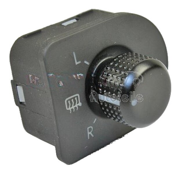 Exterior Mirror Adjustment Switch 10-pin black METZGER for SKODA OCTAVIA