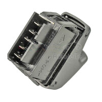 Schalter Fensterheber vorne 6-polig hellgrau METZGER...