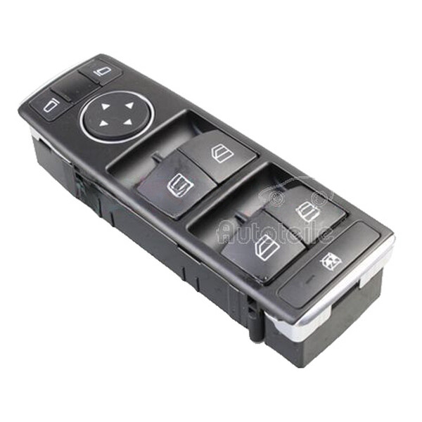 Power Window Switch drivers side 3-pin black METZGER for e.g. MB E-CLASS