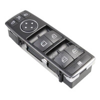Schalter Fensterheber fahrerseitig 3-polig schwarz...