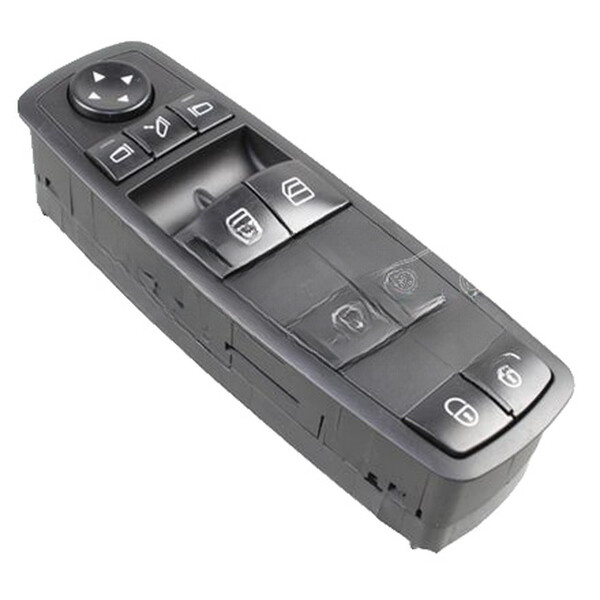 Schalter Fensterheber fahrerseitig 3-polig schwarz METZGER für u.a. MB A-KLASSE