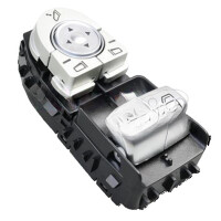 Schalter Fensterheber fahrerseitig chrom schwarz METZGER...