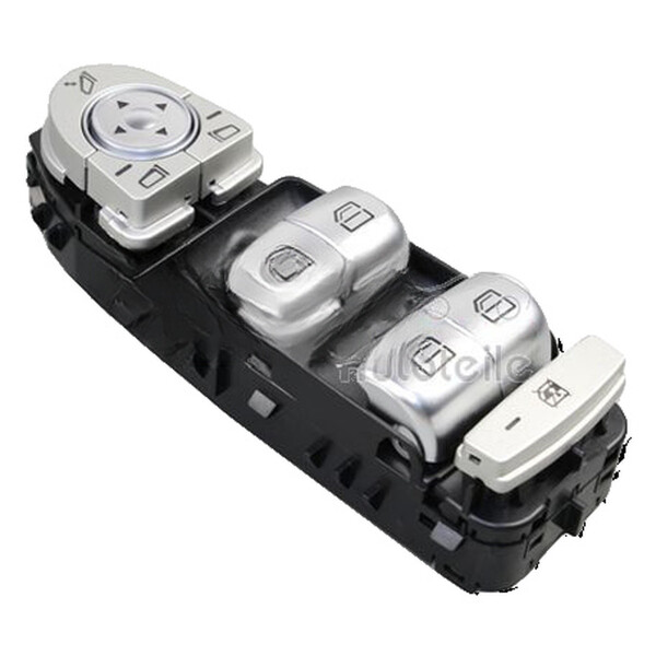Power Window Switch drivers side chrome black METZGER for e.g. MB E-CLASS