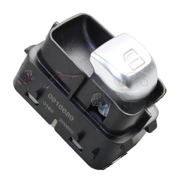 Schalter Fensterheber 4-polig chrom schwarz METZGER für u.a. MB S-KLASSE