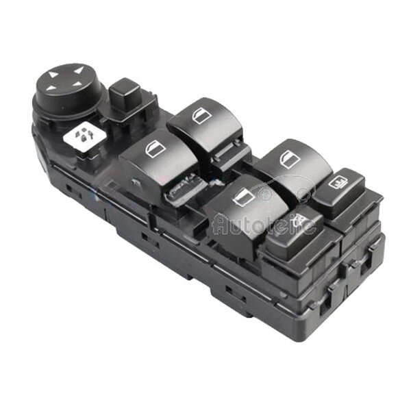 Power Window Switch front 4-pin black METZGER for BMW 5 Series and others