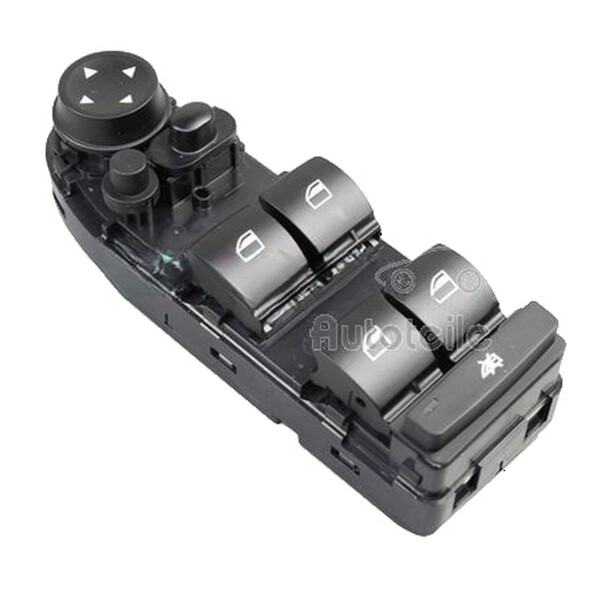 Power Window Switch front 18-pin black METZGER for BMW 1 Series