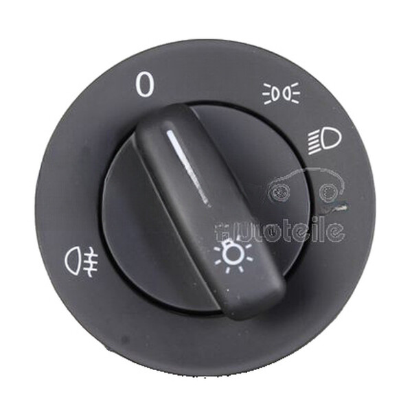 Headlight Switch 10-pin white METZGER suitable for e.g. VW GOLF