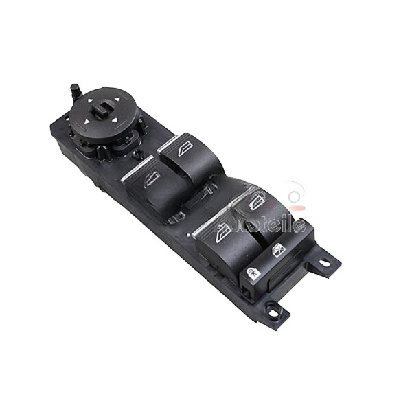 Schalter Fensterheber chrom schwarz METZGER passend für u.a. FORD FOCUS