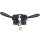 Steering Column Switch with wipe-wash function black METZGER for PEUGEOT 308