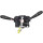 Steering Column Switch with wipe-wash function black METZGER for PEUGEOT 308