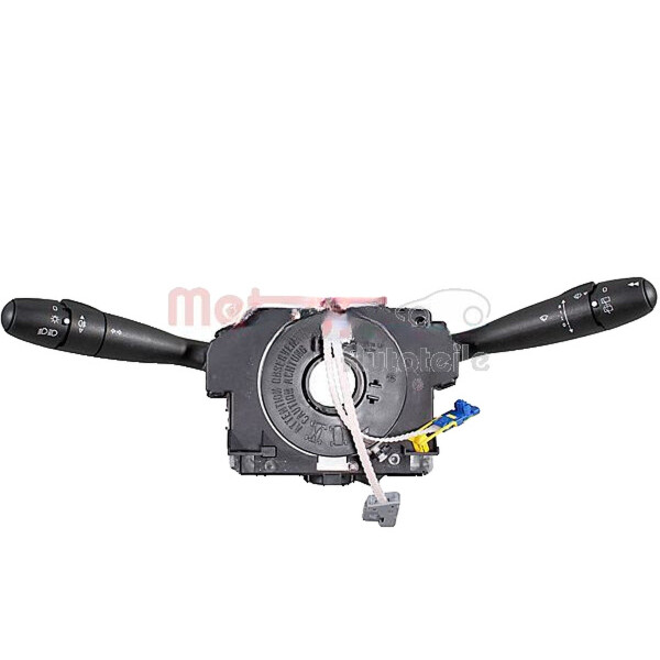 Steering Column Switch with wipe-wash function black METZGER for CITROËN XSARA