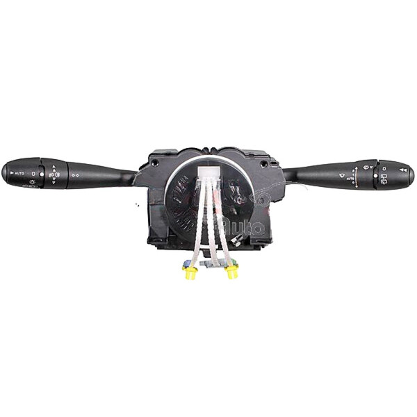 Steering Column Switch with wipe-wash function black METZGER for PEUGEOT 206