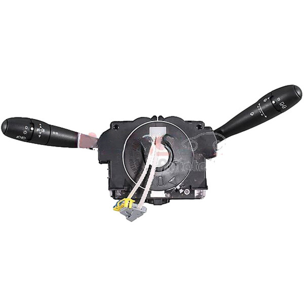 Steering Column Switch with wipe-wash function black METZGER for PEUGEOT 206+