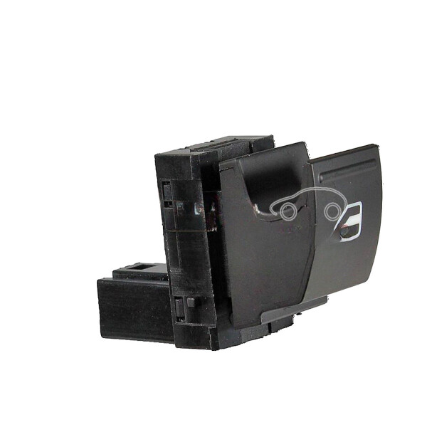 Schalter Fensterheber 3-polig chrom schwarz METZGER für u.a. VW PASSAT