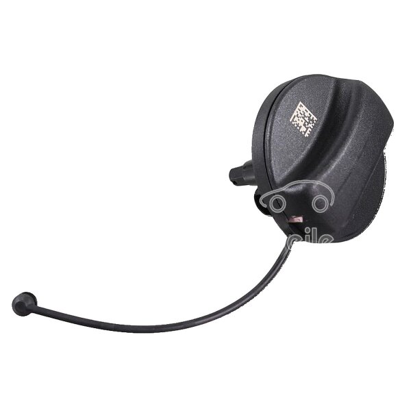 Fuel Tank Cap without lock with retaining strap METZGER for e.g. BMW 3 Series