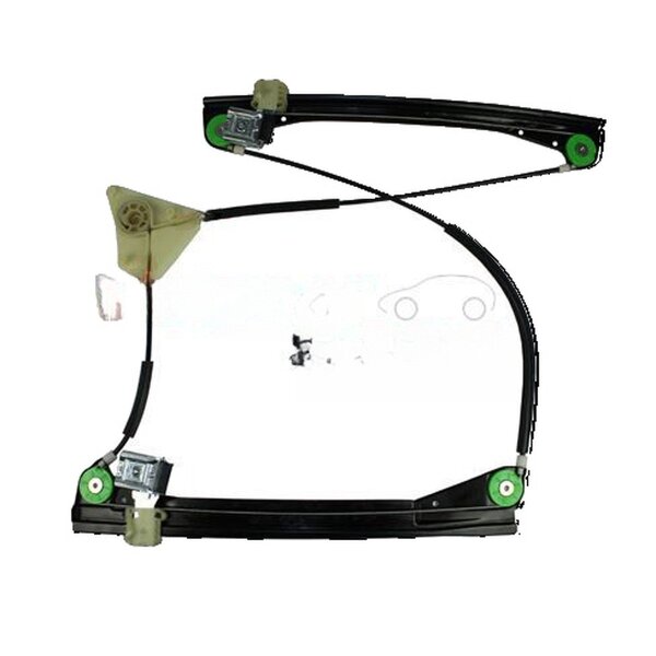 Fensterheber vorne rechts elektrisch ohne Elektromotor METZGER für VW POLO